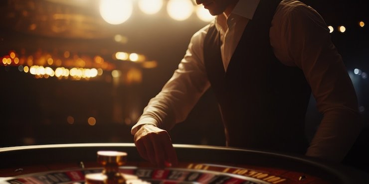 Studio live dealer lyto dengan multi-kamera dan pencahayaan profesional